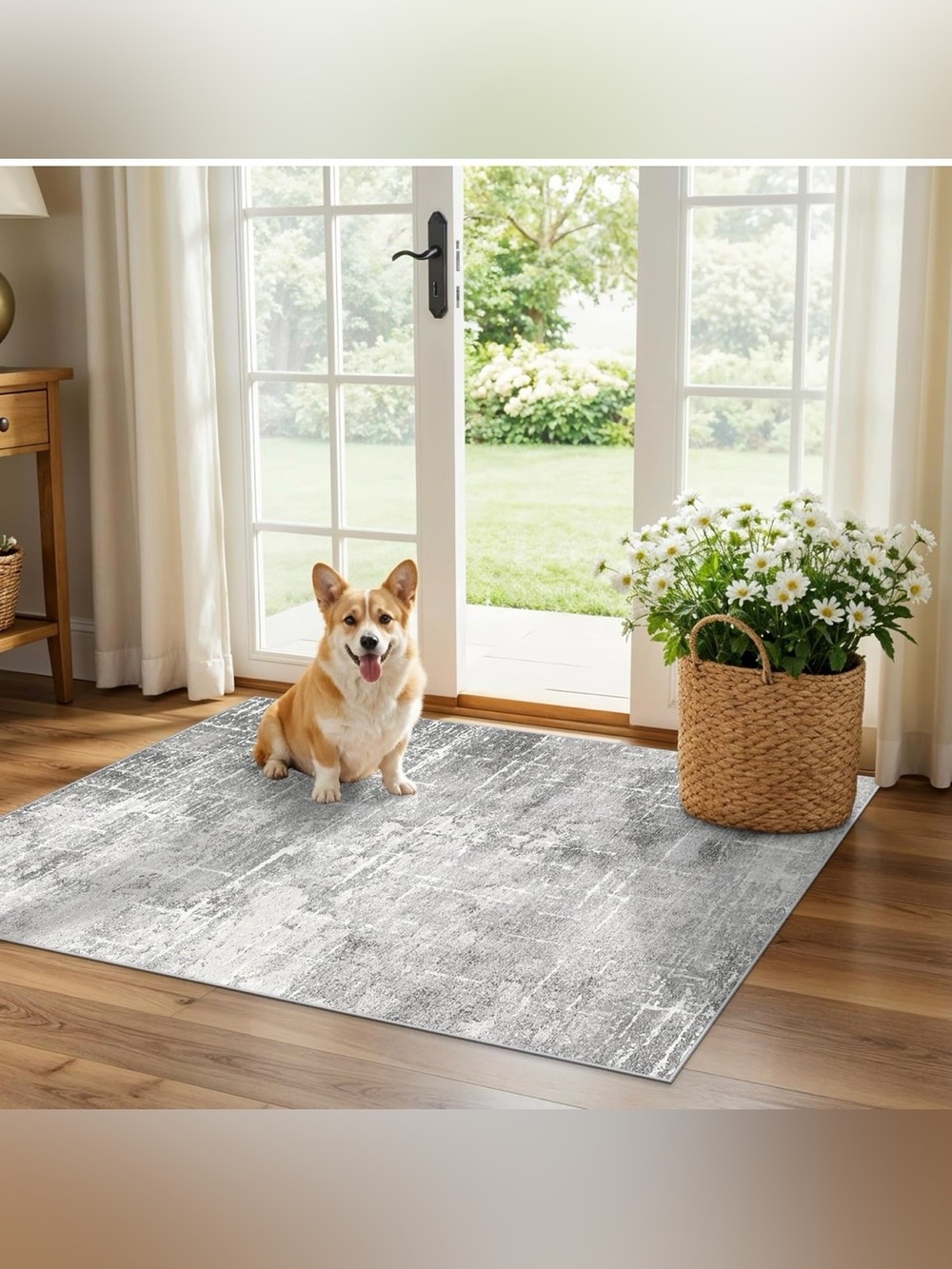 Abstract 2x3 Entryway Area Rug